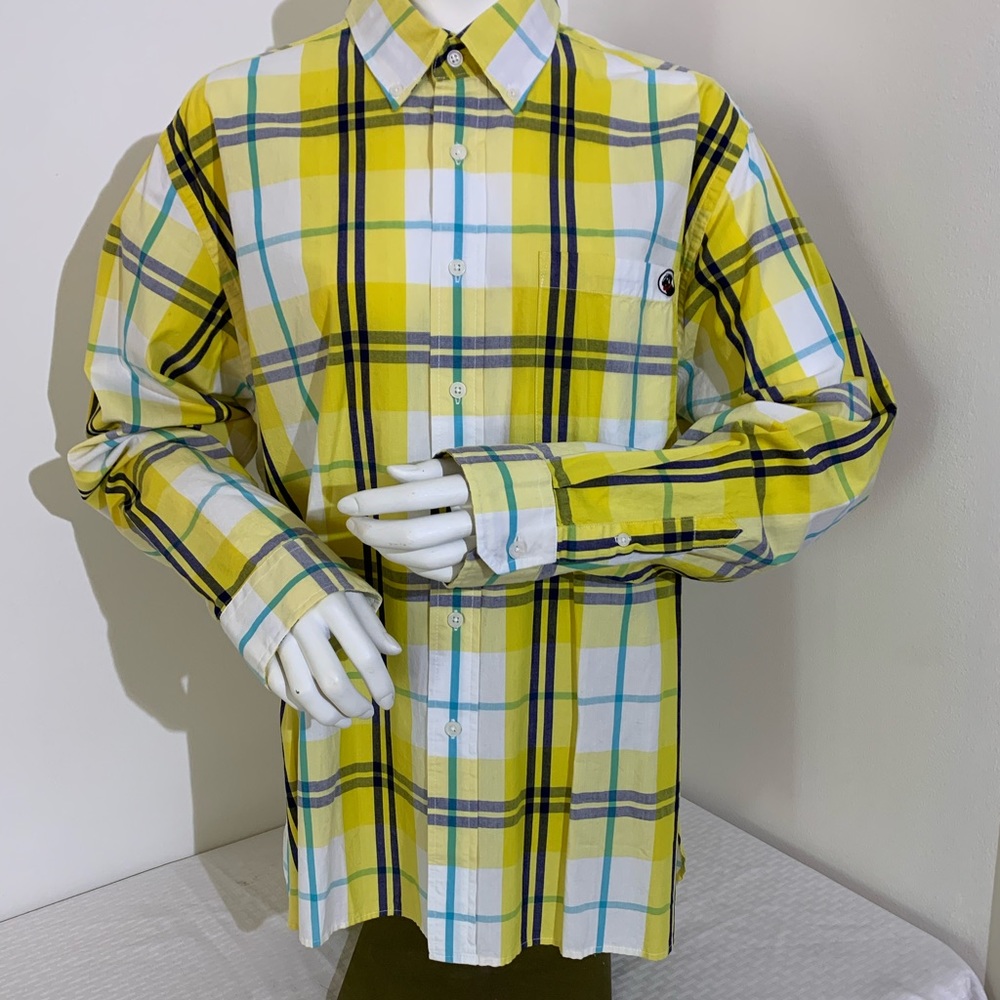 NWT Southern Proper Yellow Button Down Size Large